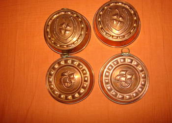 stare szwedzkie miedziane foremki