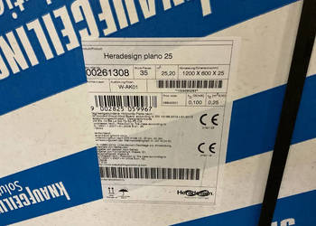 KNAUF HERADESIGN plano plus Akustyczne panele z wełny drzewnej biały
