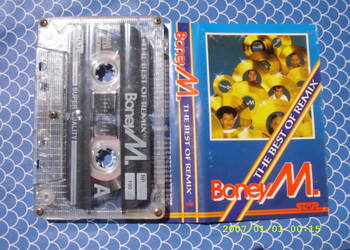 + Kaseta; BONEY M --THE BEST OF REMIX; STAR .