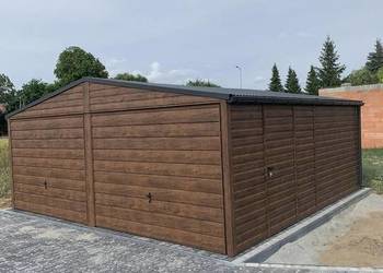 Wzmacniane garaże blaszane, każdy wymiar, producent,