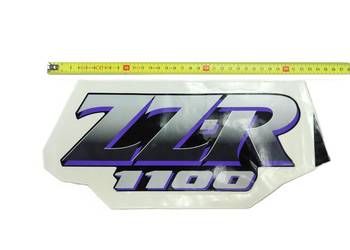 NAKLEJKA "ZZ-R1100" NA BOCZEK KAWASAKI ZZR1100 1990-1991 BLUE 560501510 OEM