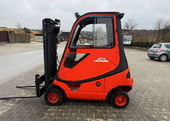 wózek widłowy LINDE H16D 1600kg TRIPLEX 4.20m przesuw kabina VW diesel