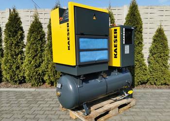 KOMPLET Sprężarka 3kw 400L/m kompresor śrubowy KAESER 10bar OSUSZACZ