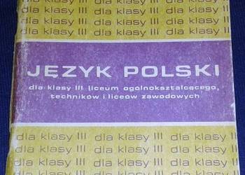 Język polski dla klasy 3 LO , technikum, LZ