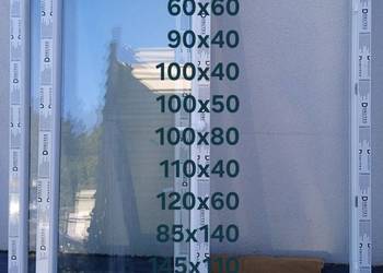 okno 85x140 białe okno 85x140 białe