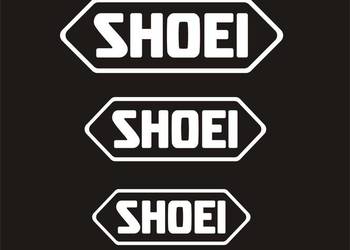 3szt SHOEI białe lub czarne naklejki na kask - Producent Naklejek