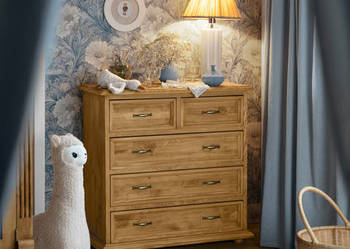 Stylowa komoda sosnowa woskowana COM 105