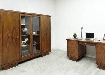 Zabytkowy gabinet art deco z lat 40-tych. Po renowacji.