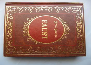 Faust - Johann Wolfgang Goethe, oprawa twarda