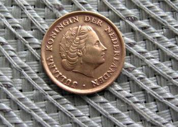 Holandia 1 Cent 1966r - Ładna