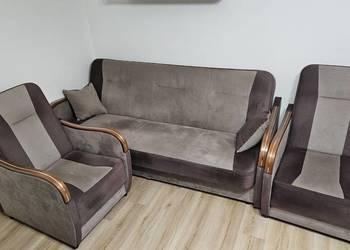 Komplet wypoczynkowy wersalka + dwa fotele