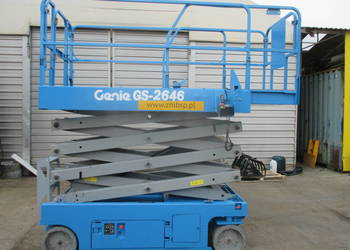 Podnośnik nożycowy zwyżka 10 m Genie GS2646 NOWE BATERIE