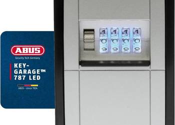 ABUS KeyGarage 787 LED 83854 skrzynka na klucze ścienna czarno-srebrna