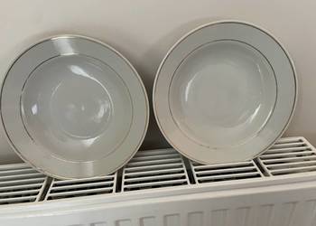 koreańskie porcelanowe talerze PRL