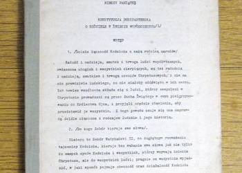 Konstytucja duszpasterska z Soboru Watykańskiego II