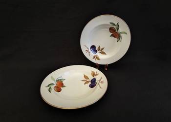 Talerz angielski Royal Worcester Evesham Gold