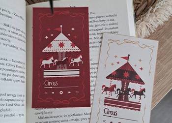 Zakładka handmade cyrk