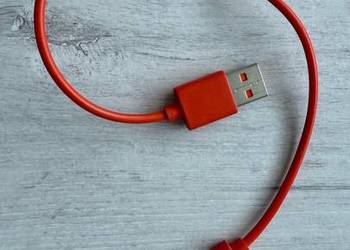 NOWY Czerwony Kabel USB - Micro USB