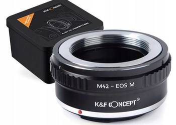 Adapter M42 na EOS M EF-M K&F Concept dla bez-lusterkowców