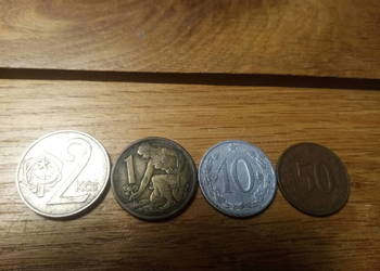 50 10 halerzy czechosłowacja 1 2 korony 1970 1962