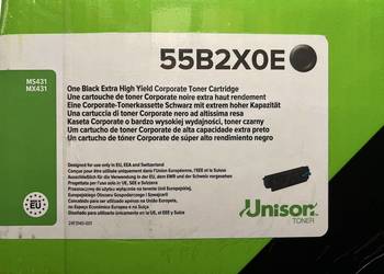 NOWY ORYGINALNY Lexmark 55B2X0E (Black Extra High Yield)