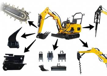 NOWA 2026 MINI KOPARKA GĄSIENICOWA MS-TE113 JSB MINI