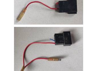złącze głośnikowe kabel kostka  adapter wtyczka