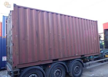 Kontener morski magazynowy budowlany 20 DV używany 6 metrowy szczelny