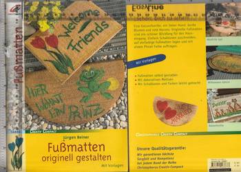 Fubmatten originell gestalten.Jurgen Beiner.