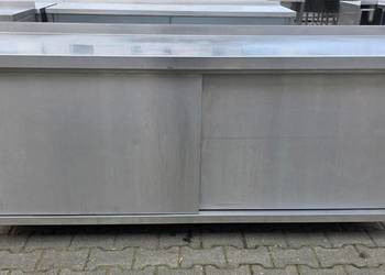 Stół Gastro z Szafką Drzwi Suwane 200/60/85 cm M.1306 N