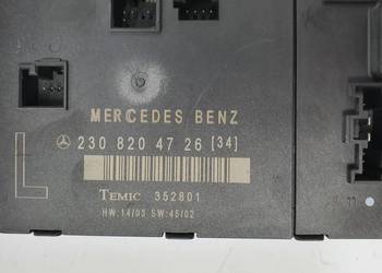 STEROWNIK DRZWI A2308204726 MERCEDES SL 350