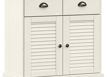 Szafka z szufladami VIGO 78x40x75 cm biała lita sosna WM-353203