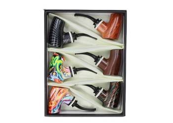 Zestaw 6 Fajek do Palenia z Nowoczesnej Żywicy Syntetycznej Gentelo