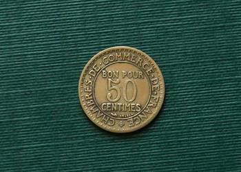 FRANCJA - 50 centymów (1924r)