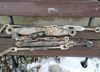 Łączniki, belki 2 szt. i śruba rzymska do traktorka yanmar itp.
