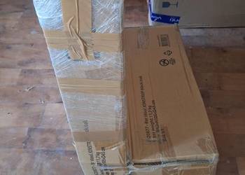 2x Krzesła barowe JYSK JONSTRUP Black/Oak — NOWE w kartonach!