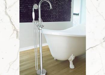 Besco Retro I bateria wannowa wolnostojąca chrom połysk, BES-BW-RI-CH