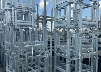 Kosz na podpory ocynkowany paleta modułowa palety modułowe kosz na stemple