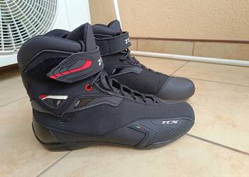 Buty motocyklowe TCX RUSH black/white, rozmiar 42, wkładka 27cm, jak nowe