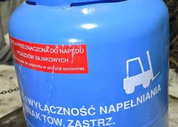 Butla Gazowa 11kg Nowa PEŁNA WÓZEK WIDŁOWY Widlak Propan  Butan