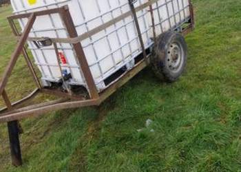 Beczkowóz 2000L.zbiorni Beczka z wózkiem 2000l mauzer na gnojówke ,wode