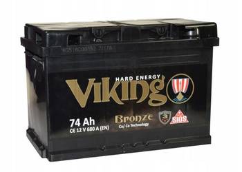 Akumulator Viking Bronze 12V 74Ah 680A P+