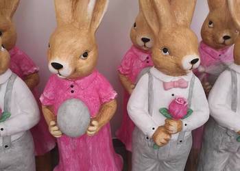 Zając duża figurka122cm.Pani  Zajacowa