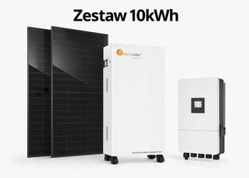 Zestaw budżetowy 10kWh LV (panele, inwerter 3 fazy, magazyn 16 kWh)