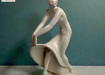 Figura Art Deco "Tänzerin" (Tancerka) Sitzendorfer lata 20te