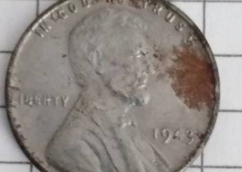 Moneta 1 cent usa Lincoln 1943