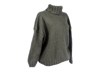 Sweter wełna czarny (Rozmiar M) Sweter wełna czarny (Rozmiar M)