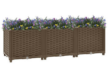 Donica do podniesionej rabaty 120x40x38 cm polipropylen WM-316517