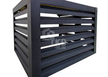 Osłona klimatyzatora – pompy ciepła 110x60x80cm cm antracyt TKD447