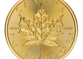 uncja zlota - kanadyjski lisc klonowy